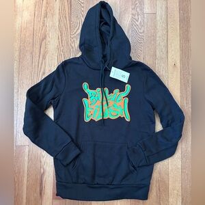 Billie Eilish Black Fancyqube Hooded Sweatshirt - Size S - NWT